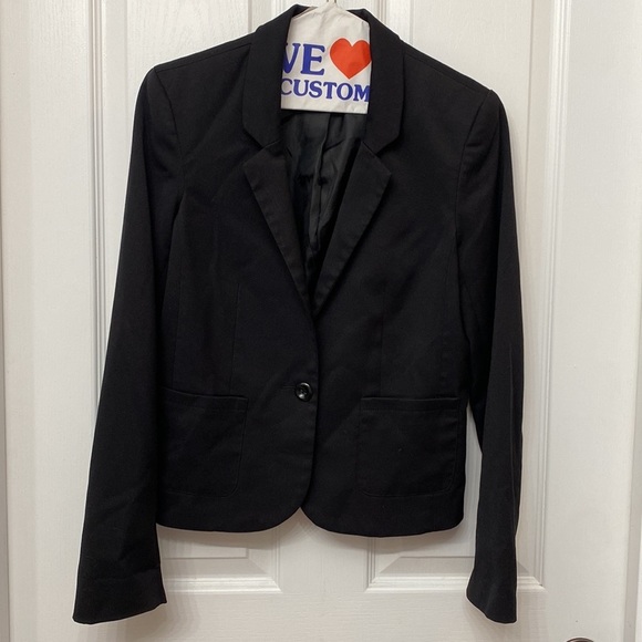 H&M Jackets & Blazers - H&M Divided Women’s Fitted Blazer Jacket Black Size 6